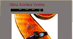 Desktop Screenshot of kostinaviolins.com